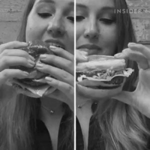 The reason why you should eat the hamburger upside down.