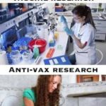 Vaccine research vs anti-vaccine research.