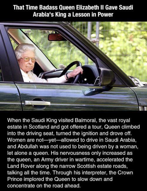 Elizabeth II Driving Story