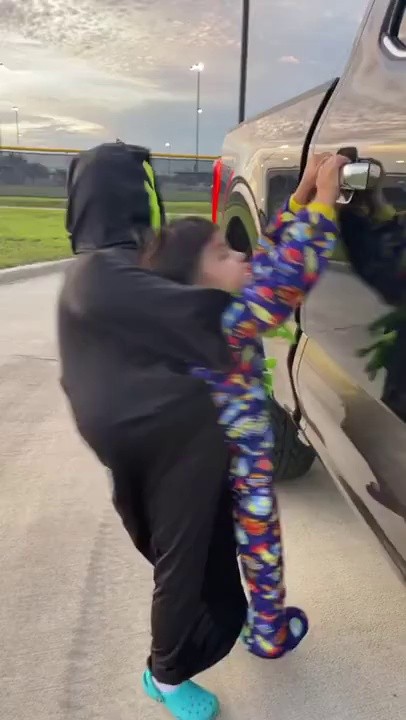 Kidnapper who is catching a baby, gif.