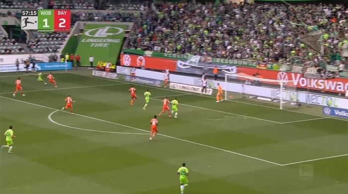 Wolfsburg vs Munich Volpus Cruze equaliser, 2-2