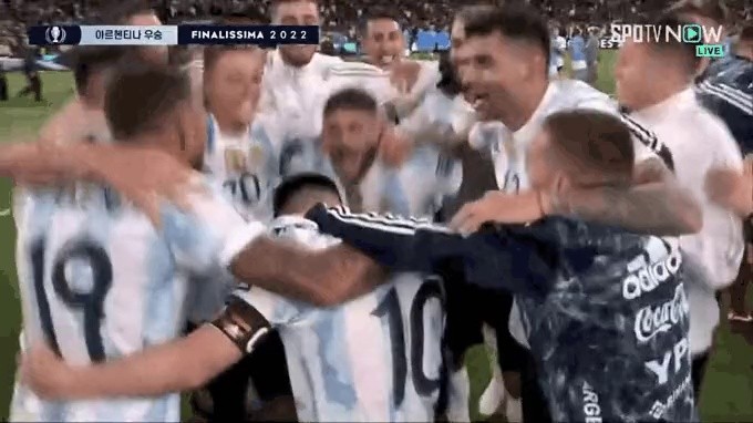 GIF where you can see Messi's personality