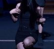 Apink Son Naeun String Sleeveless Black Dress