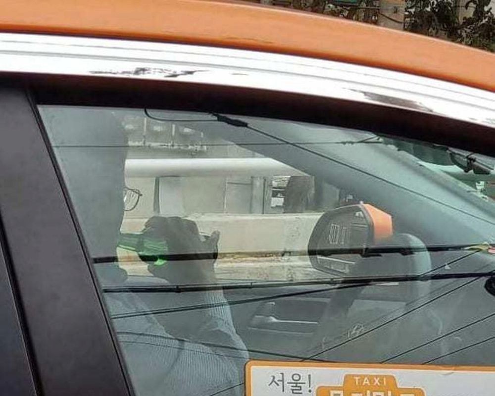 a taxi driver who drinks on duty