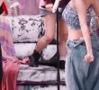 A heavy tube top, TWICE Jihyo