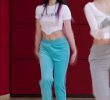 TWICE MINA's abs practicing dance