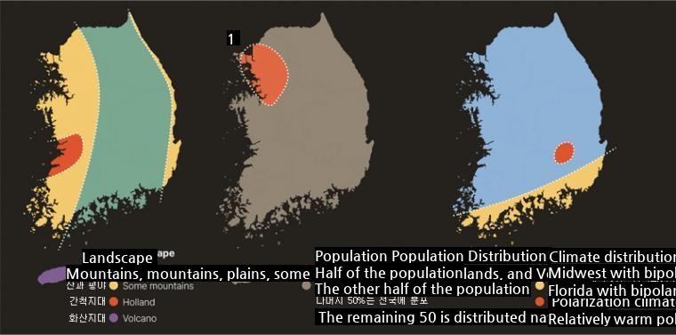 Maps by 9 characteristics listed in Reddit