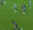 PSG v Macabi Haifa Messi's stinging pass, but it doesn't finish