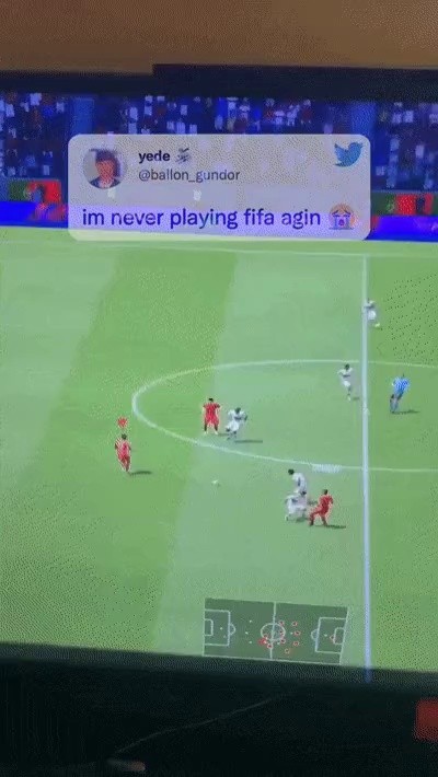 The reason why a user folded FIFA