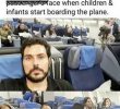 The moment the plane passengers feel most scared