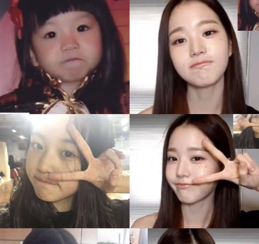 Reproducing Jang Won-young's past photos