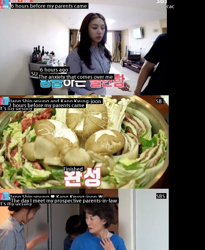 a mother-in-law who meddles in cooking with her daughter-in-law