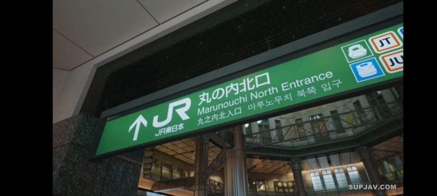 The subway in Japan is out of the blue