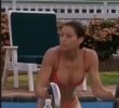 Jessica Biel coming out of the pool