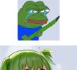 Frog Pepe Moe Hwa Jpg drawn by AI