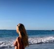 Western Swimsuit Walking on the Beach