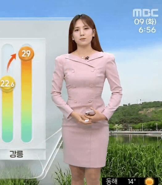 Keum Chaerim Weather Caster Broadcasting Accident