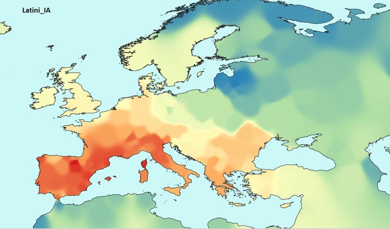 Roman Gene Remains in the Body of Europeans