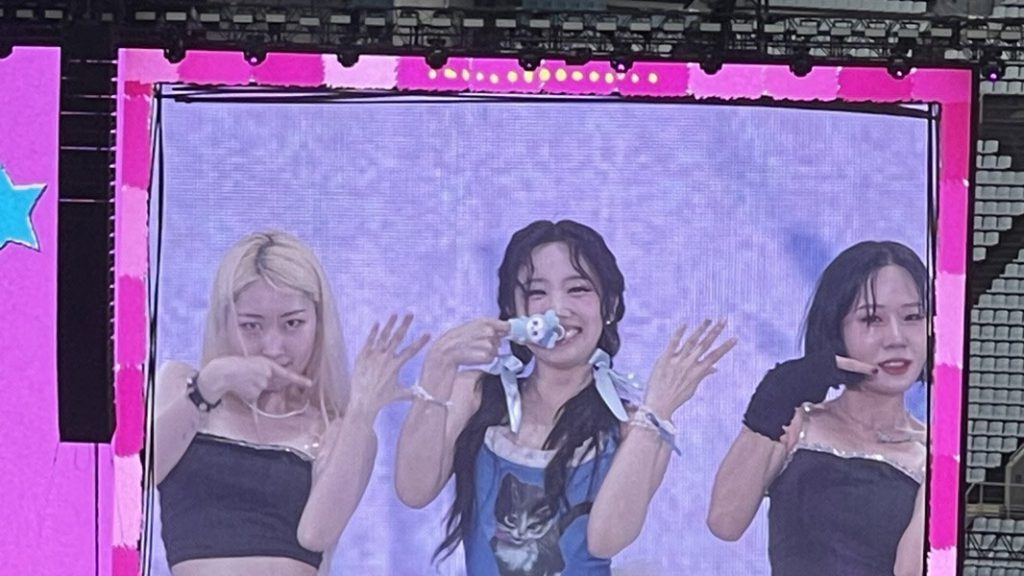 TWICE NAYEON in pigtails for a cute concert