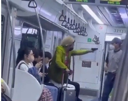 BB gun incident on the Gyeongui Central Line