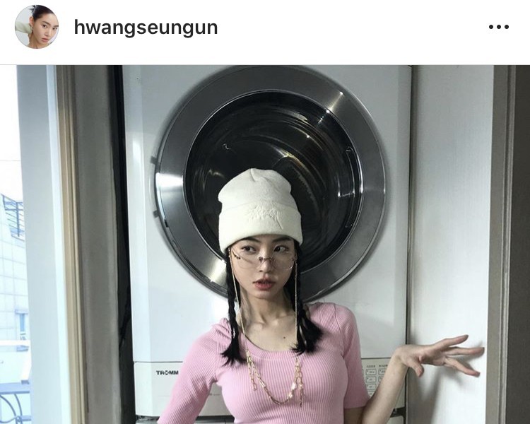 Hwang Seung-eon, a washing machine