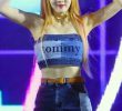 jean skirt jean tube top Sieun Sieun