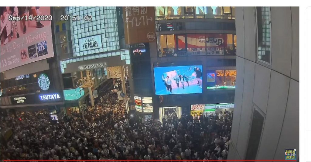 Japan's Dotonbori is going crazy right now. What is this