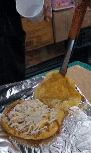 Fried eggs. Hotteok gif