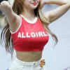 (SOUND)Light red sleeveless white shorts Jeon Eunbi cheerleader