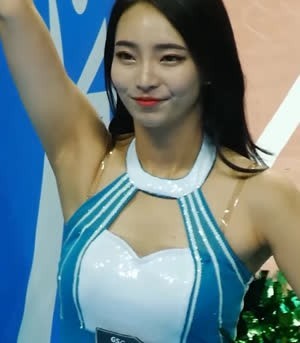 Lee Nakyung's cheerleader conquest uniform armpits