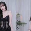 (SOUND)Chamisole Black See-Through Camisole ㅑ to sweep the star wind ㅗ