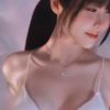 BJ Han Geng sexy dance white bra cleavage