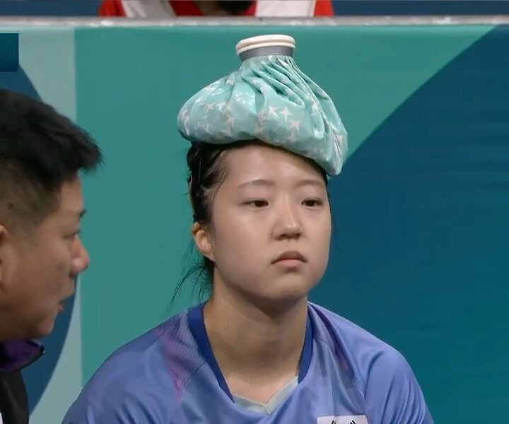 Shin Yu-bin’s ice pack got bigger