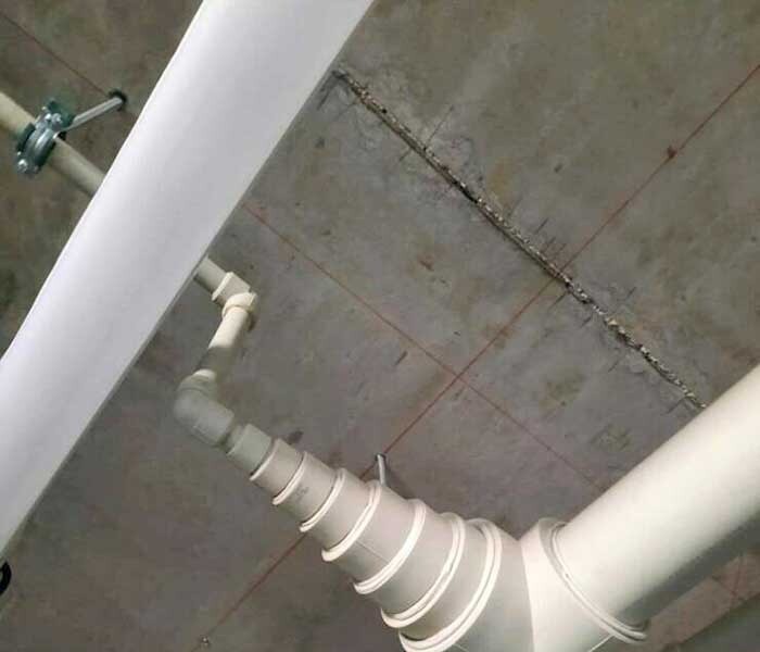 Careful pipe connection