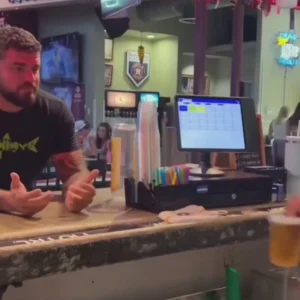 (SOUND)No, if you put your finger in the beer