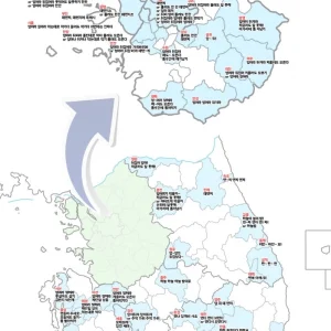 Nationwide division map